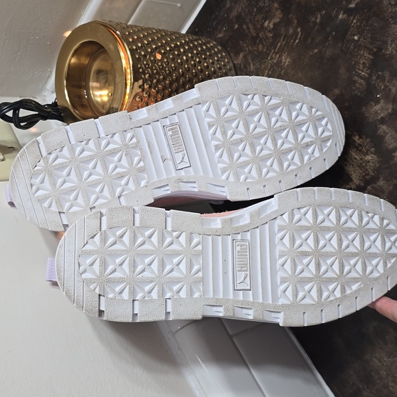 Puma Women's Sneakers - White and Pink - Picture 5 of 8